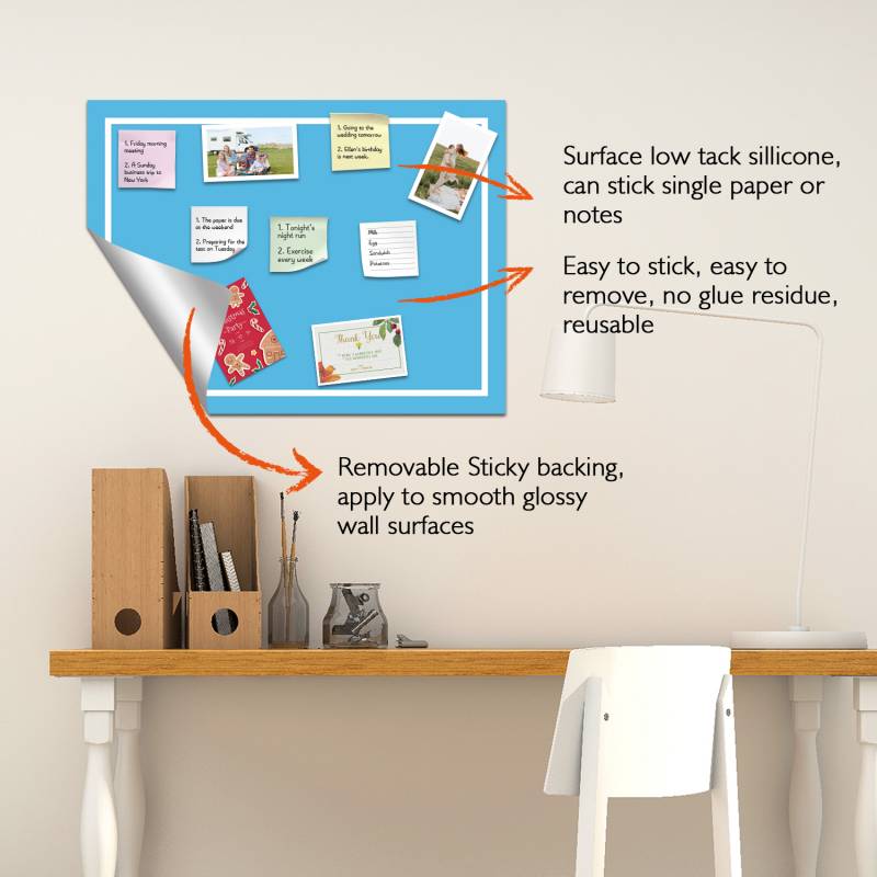 Double Sides Removable Sticky Display Memo Board