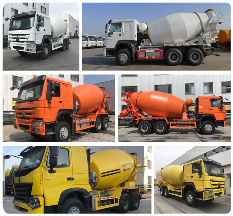 Construction Mobile Heavy Duty Sinotruk 6X4 Used Cement Mixer Truck