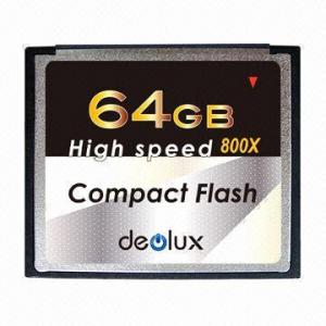 China 600X Compact Flash Card with 128MB to 64GB Capacity on sale 