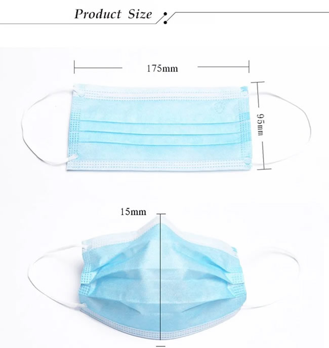 3 Ply Surgical Face Mask Made in China