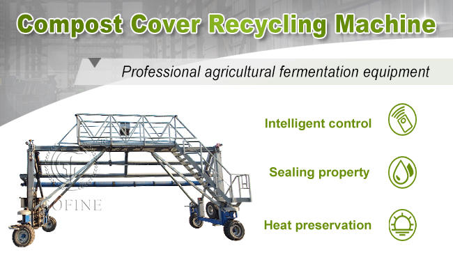 composting recycing cover machine