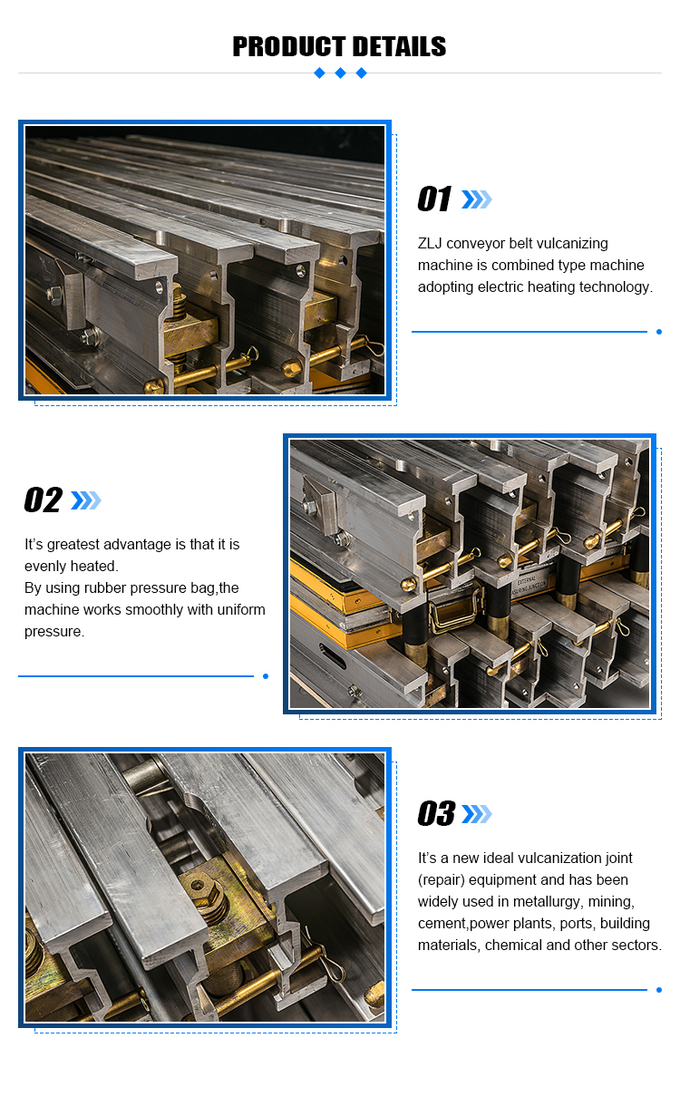 Lightweight Aluminum Beam Conveyor Belt Joint Vulcanizing Machine with 1400mm Width 2