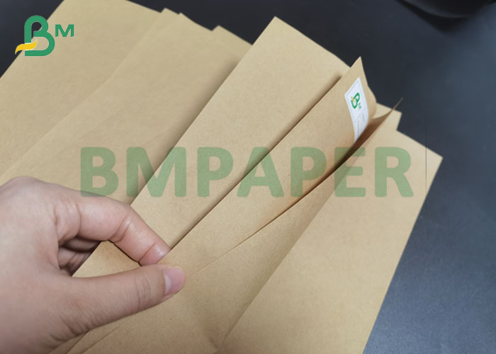 Jumbo Rolls Brown Kraft 60gsm To 120gsm Unbleached Interleave Paper For Envelope 