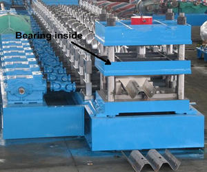 2 Wave W Beam Highway Guardrail Roll Forming Machine Prodcution Line
