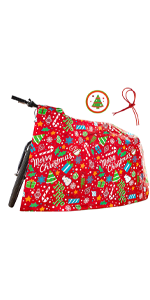Jumbo Christmas Gift Bag - Red with tag , 1 Pieces