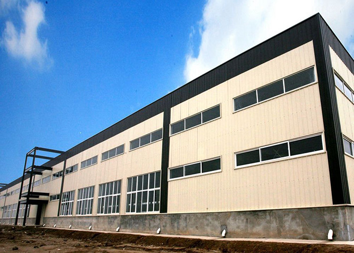 Low Cost Portal Frame Light Steel Structure Building Fabrication Prefabricated Warehouse Building With Long Life Span
