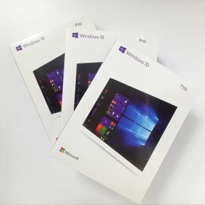 China Original Microsoft Windows 10 Pro Retail Box Lifetime Guarantee For Global Area on sale 
