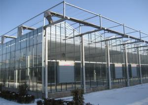 China Venlo Multi Span Polycarbonate Sheet Greenhouse Low Material Consumption on sale 