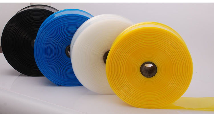 Thin wall flexible white color PE lay flat hose /PE layflat hose