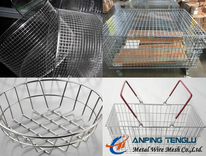 Stainless Steel Welded Wire Mesh for Making Basket and Shopping Cart