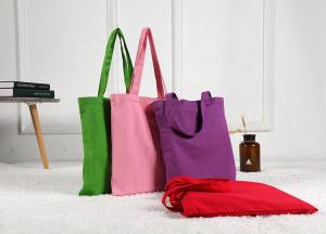 China 100% Cotton Tote Canvas Shoulder Bag Reusable Costom Designed on sale 