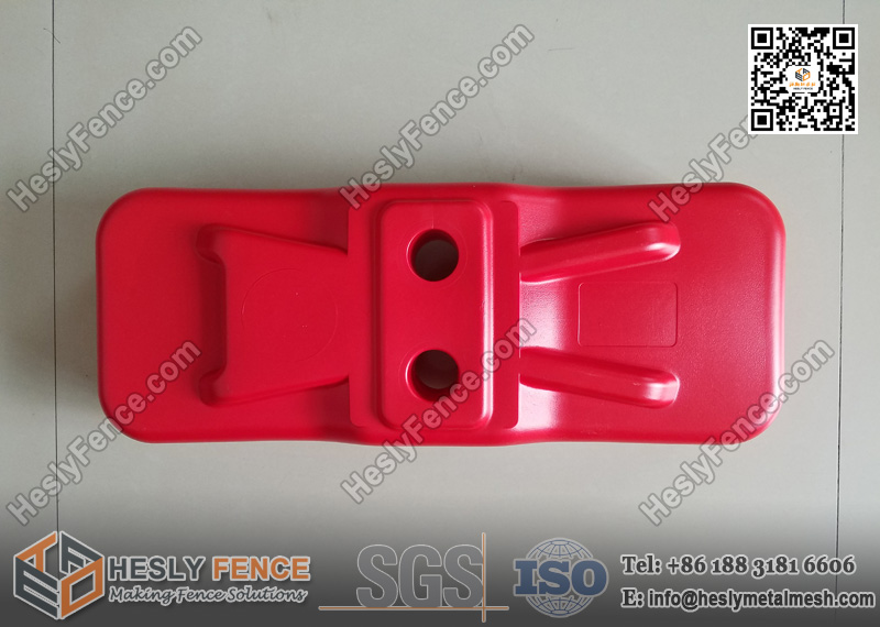 Red Color Plastic Feet for temp fence