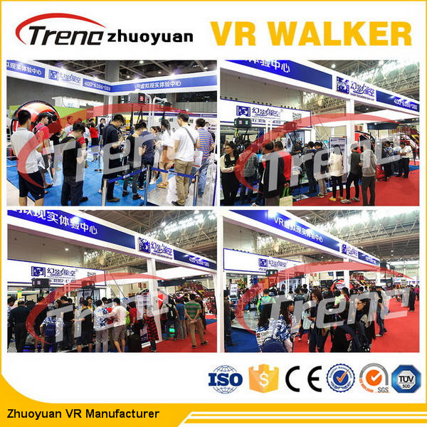 High Revenue Virtual Reality Treadmill With Motion Platform And Shooting Movies