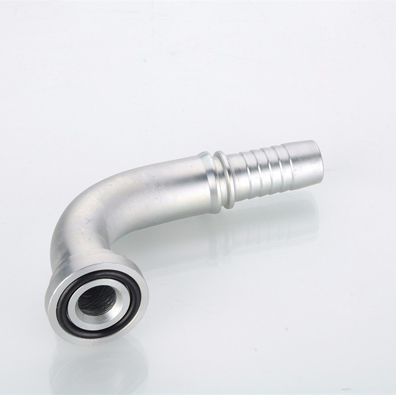 Made in China Carbon/Stainless Steel Hydraulic Crimp Hose Fittings Flange 6000psi 90 Elbow Combination Joint Fittings