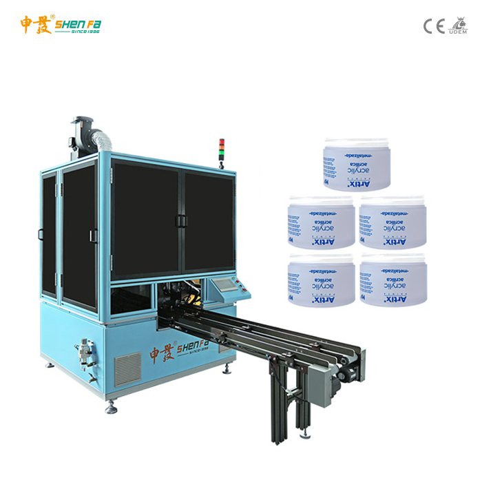 Cosmetic Tube Printer High Accuracy Full Automatic Screen Printing Machine For Soft Tubes