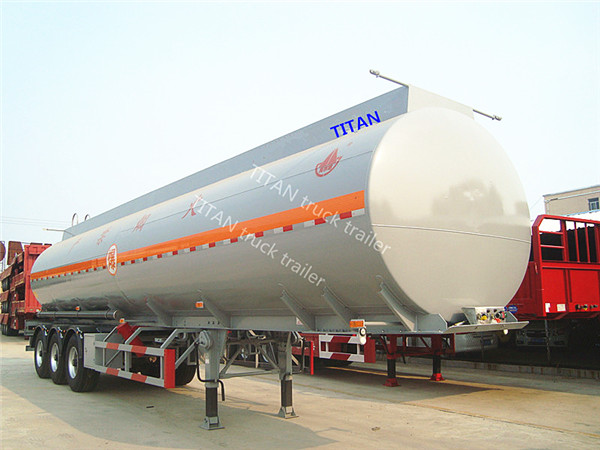 food grade tanker carriers trailer with stainless steel material