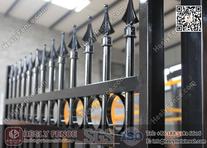 Spear Top Steel Fence Factory