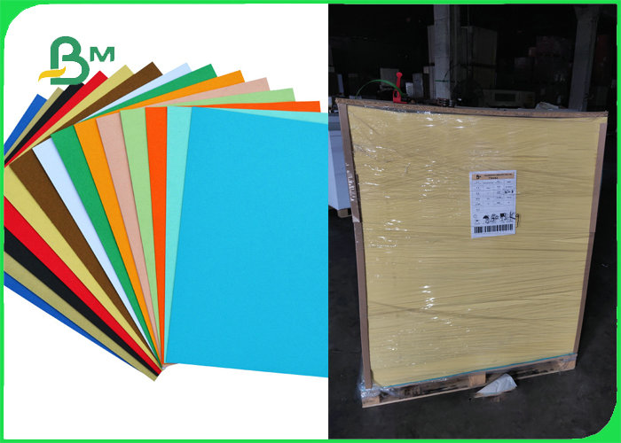180gsm 230gsm 250gsm Uncoated Color Cardboard For Gift Packing Smooth Surface