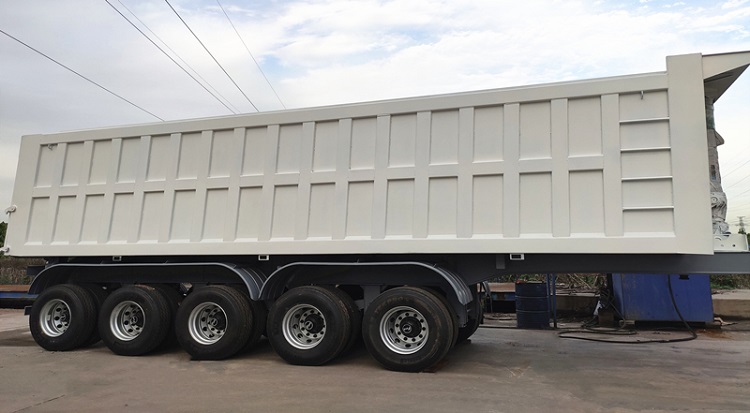 TITAN triple axle 60 ton new dump tipper truck trailers for sale