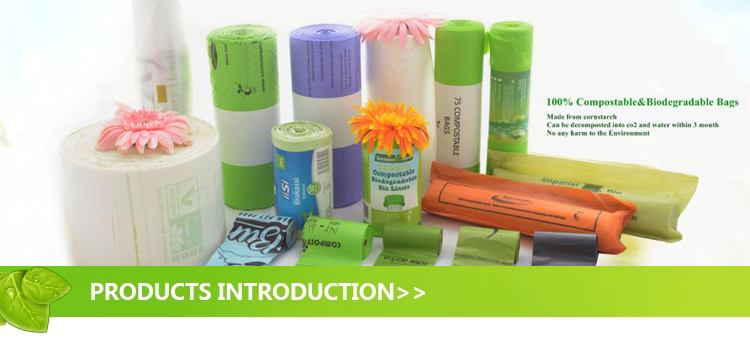 custom printed cornstarch made biodegradable compostable eco plastic mailing bags