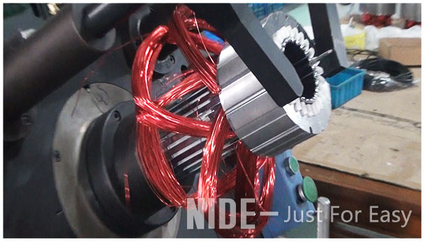 universal motor coil inserting mahine