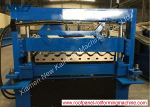 China Big Wave Corrugated Roll Forming Machine With 780mm Cover Width CE Approved on sale 