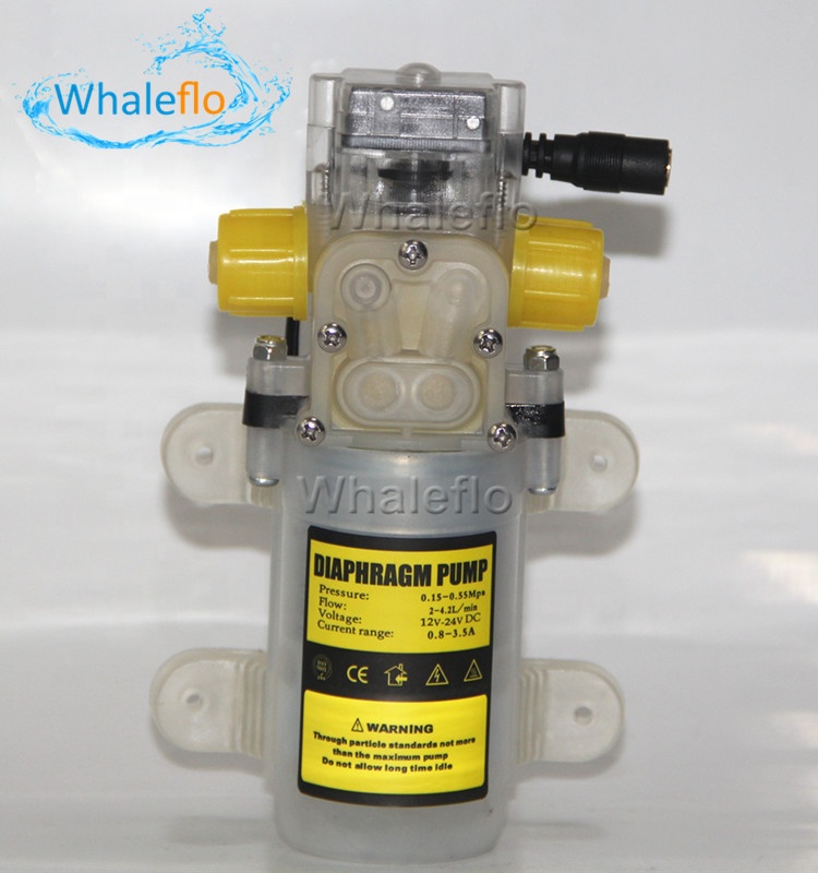 Whaleflo 70W 12v 24v dc food grade wine milk pump Self-priming Pump Automatic pressure control water pump