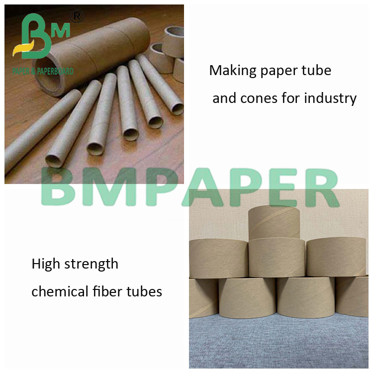 360gsm 400gsm Hard Stiffness Bobbin Fibre Paper Rolling For Industrial Pipe