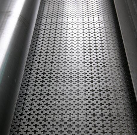 Hexagonal shape decorative perforated stainless steel sheet