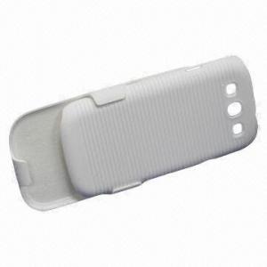 China Snap-on Holster Combo for Samsung Galaxy S3, with Belt Clip and Rotated Kickstand, Ribbed Texture on sale 