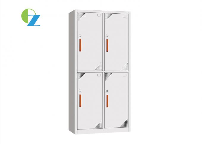 Alloy Aluminum Handle 4 Door Steel Locker For Gym Use 1