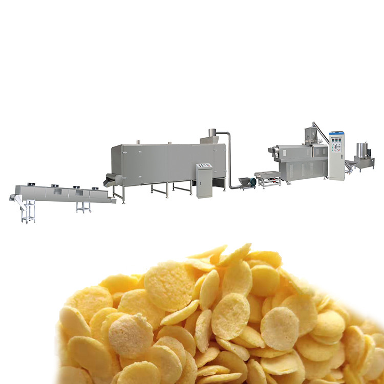 Corn flakes cereal puffing machine, air drying production line