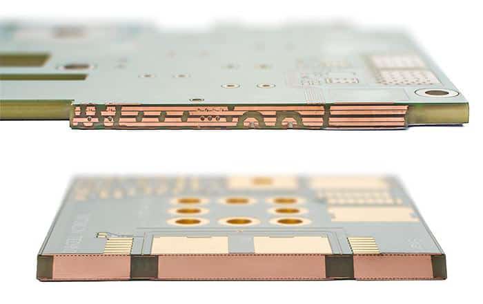Thick Copper PCB Cross-Section
