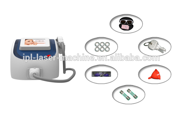 permanent hair removal portable salon use IPL SHR laser hair removal machine price