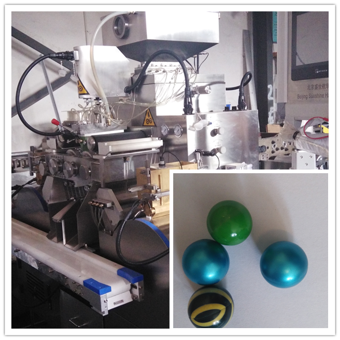 CS Grade Gelatin Shell R&D Scale Paintball makiing Machine S403PB