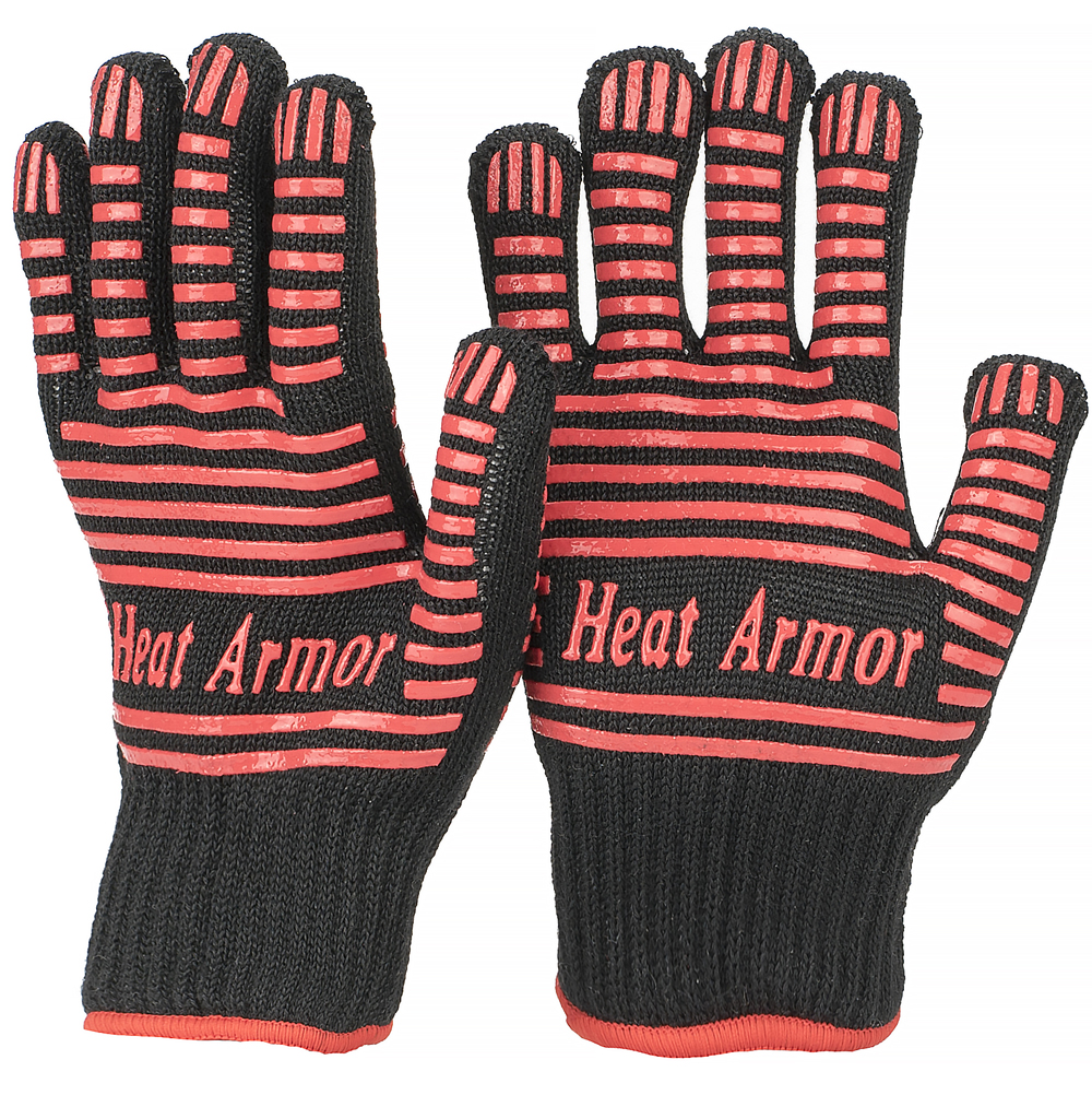 Amazon Hot Sell Grill Gloves Extreme Heat Resistant Gloves Aramid Fiber BBQ Gloves