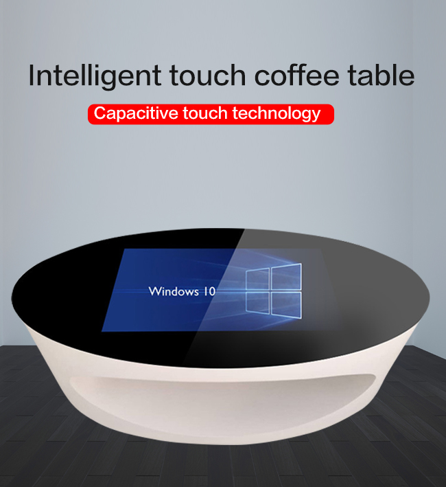 43 Inch Object Recognition Interactive Display Table Multi Touch Screen Coffee Shop Dining Table For Education