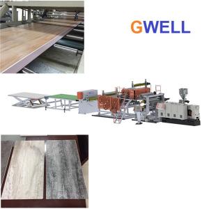 China LVT Spc Production Line Manufacturing Process on sale 