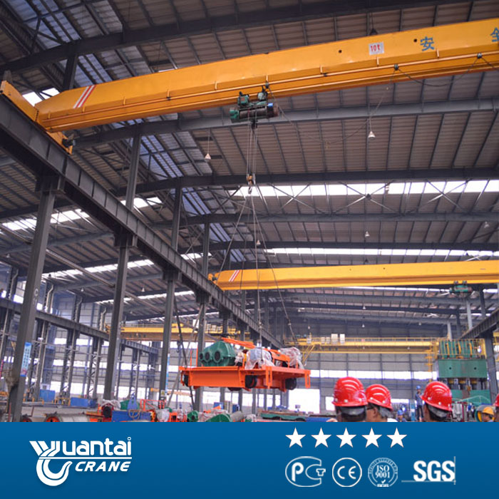 2014 china widely used electric indoor single girder 10 ton overhead crane price