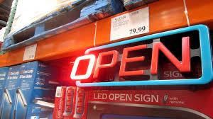 China Electric Black Lit LED Open Sign Running Chain Flashing Modes Signs Store Front on sale 
