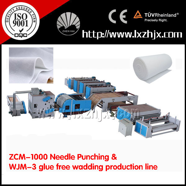 ZCM-1000 Needle punching felt production line, needle loom