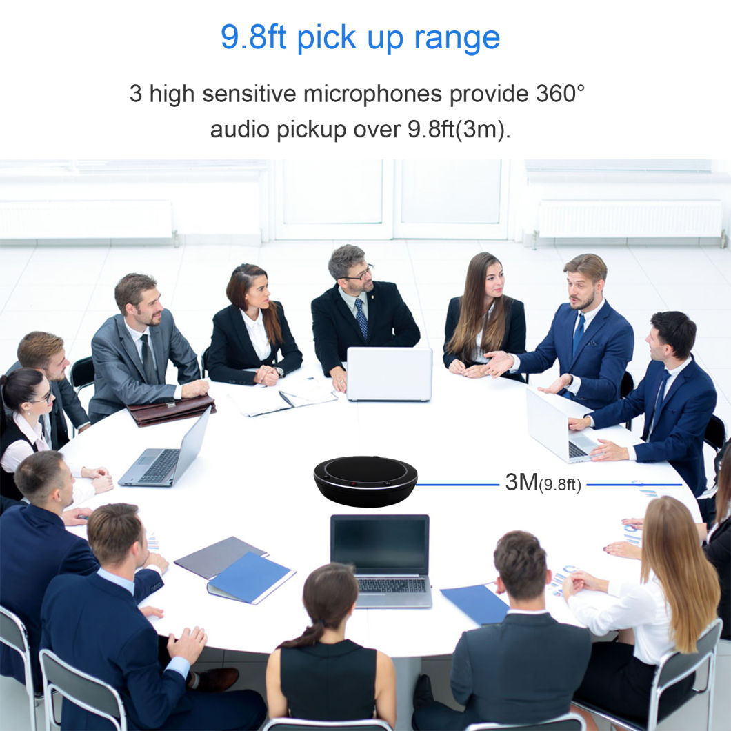 Bluetooth Conference Speakerphone Omnidirectional Speakerphone