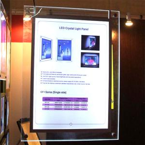 China Crystal Edge-Lit LED Light Panel (SLP-2)/Non frame slim light box on sale 