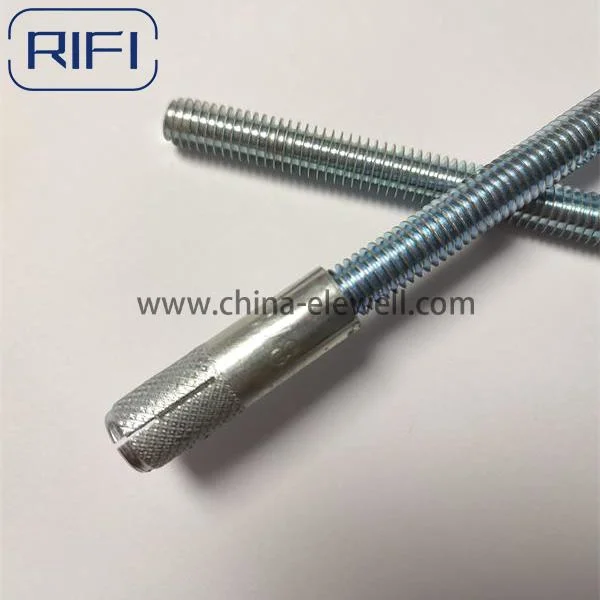 Zinc Plated Carbon Steel Electro-Galvanized Threaded Rod 3/8 Inch