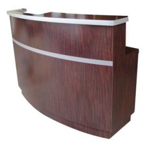Hotel Salon Reception Desk Solid Wood Drawer With Distinctive