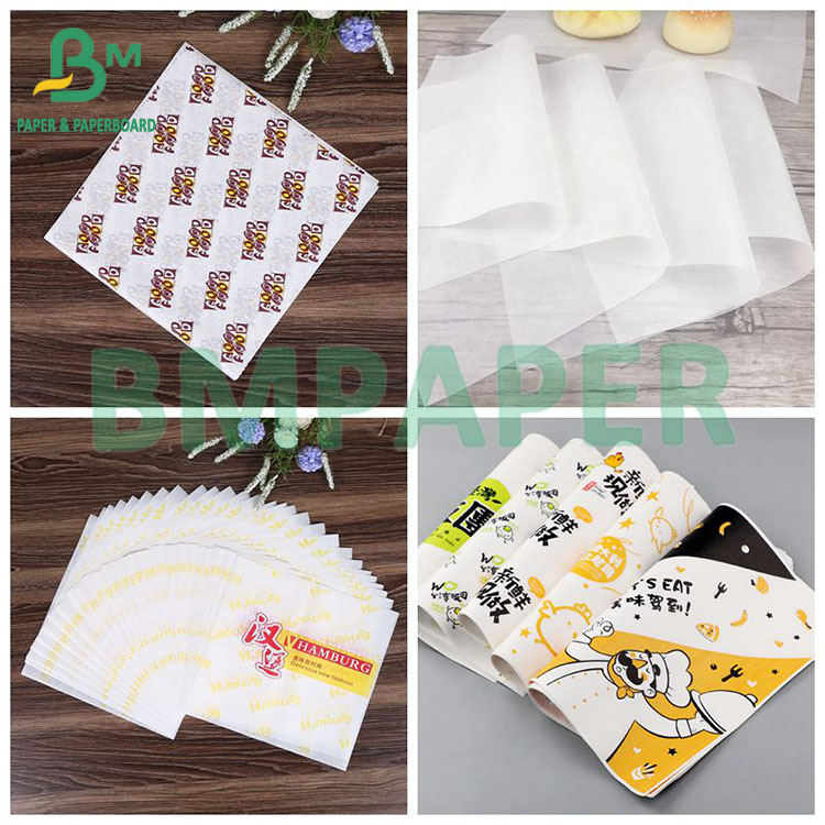 High Transparency Air Permeability Greaseproof Paper For Package Fried Food