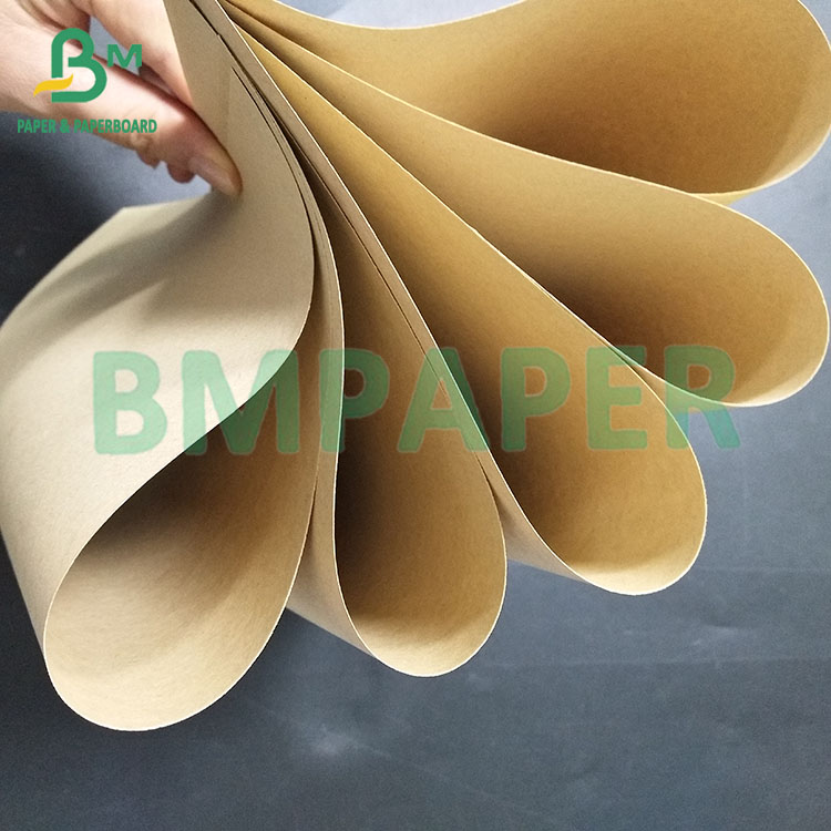 70gsm 120gsm 100% Virgin Wood Pulp Food Grade Brown Kraft Bread Bag Paper