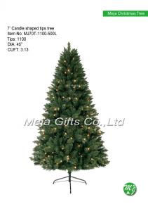 China 7FT Candle shaped tips Christmas tree on sale 