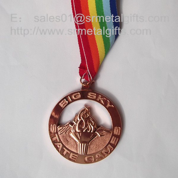 Metal Championship medal with ribbion