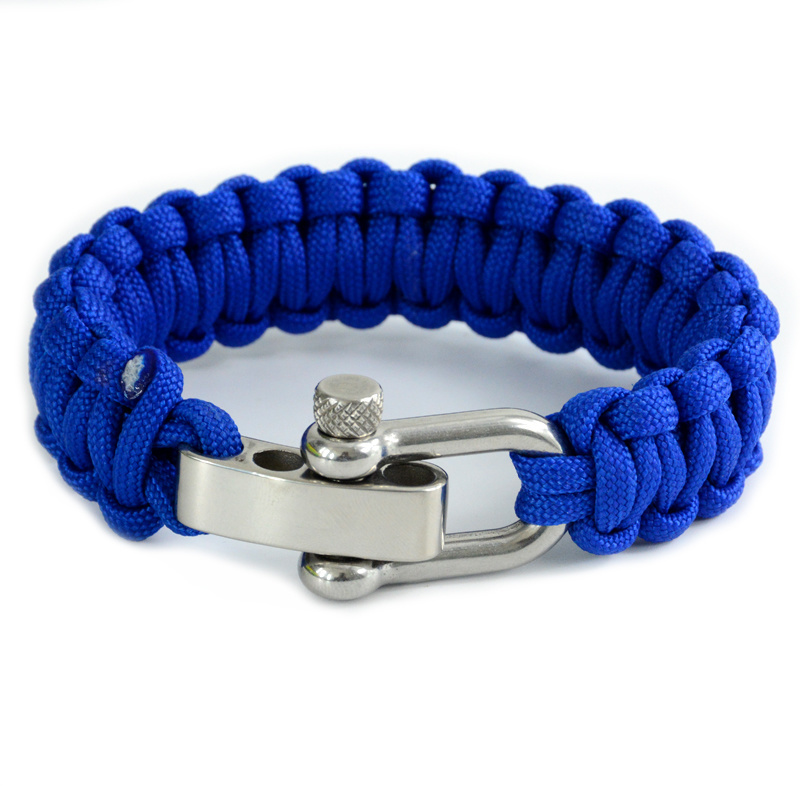 Custom Adjustable Paracord Survival Bracelet Outdoor Nylon Paracord Bracelet Knot